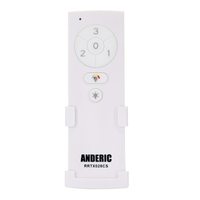 Anderic TX028C-S For Hampton Bay and Home Decorators Collection Ceiling Fan Remote Control