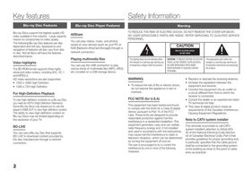 Samsung BDE5300 DVD Player Operating Manual