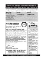 Philips CCX252AT VCR Operating Manual