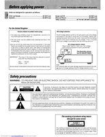 Kenwood RCP0711 CD Player Operating Manual