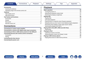 Marantz CD6006 Audio System Operating Manual