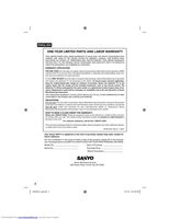 Sanyo DP26670 TV/DVD Combo Operating Manual