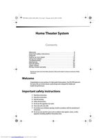 Dynex DXHTIB200W51CHDVDHOMETHEATERSYSTEMOM TV Operating Manual