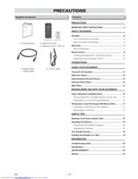 Sanyo FWSB426F Sound Bar System Operating Manual