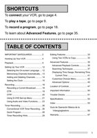 Mitsubishi HSU748 VCR Operating Manual