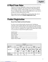 Haier HWR05XC7 Air Conditioner Unit Operating Manual