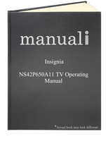 Insignia NS42P650A11 TV Operating Manual