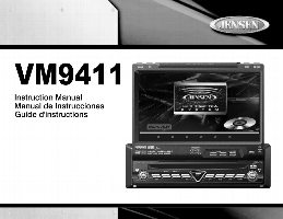 Jensen VM9411 Operating Guide Car Audio System Operating Manual