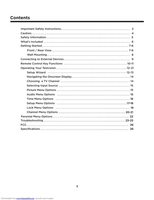 Seiki SEIKI LC32G82 TVOM TV Operating Manual