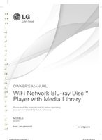 LG BD590 Blu-Ray DVD Player Operating Manual