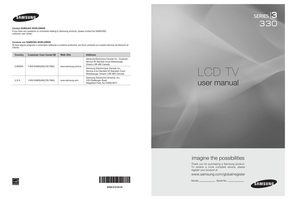 Samsung CS29D4S7X/AAG CT29K10MQ HLR4667WAX/XAA TV Operating Manual