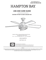 Hampton Bay AC386LED-WB (20 pages) Ceiling Fan Operating Manual