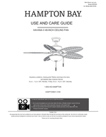 Hampton Bay 50248 48-HVAII (15 pages) Ceiling Fan Operating Manual