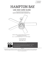 Hampton Bay 52119 52-HASL (32 pages) Ceiling Fan Operating Manual