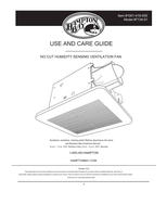 Hampton Bay HAMPTON BAY 7134-01 (26 pages) Ceiling Fan Operating Manual