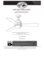 Hampton Bay 9100 91042 52-TV (30 pages) Ceiling Fan Operating Manual