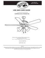 Hampton Bay AG524-BN (20 pages) Ceiling Fan Operating Manual