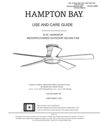 Hampton Bay AK424-MBK AK424-MWH (16 pages) Ceiling Fan Operating Manual