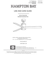 Hampton Bay AK438-CB AK438-SN AK438-MBK (17 pages) Ceiling Fan Operating Manual