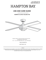 Hampton Bay AL663A-LN (19 pages) Ceiling Fan Operating Manual