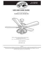 Hampton Bay AM212-WH (21 pages) Ceiling Fan Operating Manual