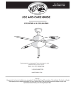 Hampton Bay AM213-BN (22 pages) Ceiling Fan Operating Manual