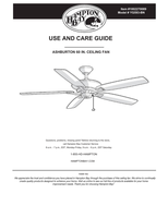 Hampton Bay YG593-BN (21 pages) Ceiling Fan Operating Manual