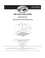 Hampton Bay HAMPTON BAY BPT13-13D-1 (22 pages) Ceiling Fan Operating Manual