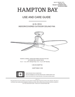 Hampton Bay AK363HA-BN AK363HA-MBK (16 pages) Ceiling Fan Operating Manual