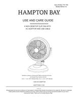 Hampton Bay DC6-1A (16 pages) Ceiling Fan Operating Manual