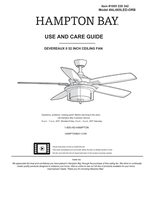 Hampton Bay AL685LED-ORB (20 pages) Ceiling Fan Operating Manual