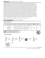 Hampton Bay 57333 EF200S(Q)-52(A) (28 pages) Ceiling Fan Operating Manual