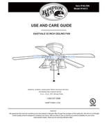 Hampton Bay 14413 (18 pages) Ceiling Fan Operating Manual