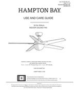 Hampton Bay AK395-CB AK395-CH (19 pages) Ceiling Fan Operating Manual