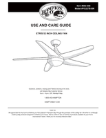 Hampton Bay YG327B-BN (20 pages) Ceiling Fan Operating Manual