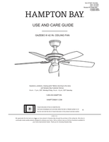 Hampton Bay YG988-BN YG988-MBK YG988-MWH (17 pages) Ceiling Fan Operating Manual