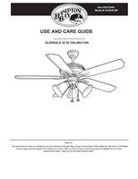 Hampton Bay HAMPTON BAY GLENDALE AG524I-BN (20 pages) Ceiling Fan Operating Manual