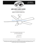 Hampton Bay YG354-BN (20 pages) Ceiling Fan Operating Manual