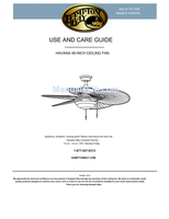 Hampton Bay XXXXXX (16 pages) Ceiling Fan Operating Manual