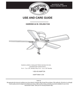 Hampton Bay YG204-BN YG204-TB (18 pages) Ceiling Fan Operating Manual