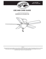 Hampton Bay YG204I-TB-D (18 pages) Ceiling Fan Operating Manual