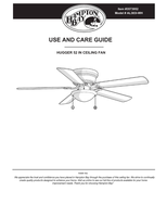 Hampton Bay AL383I-WH (18 pages) Ceiling Fan Operating Manual