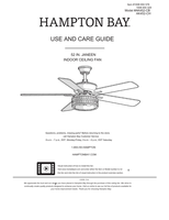 Hampton Bay AK452-CB AK452-CH (19 pages) Ceiling Fan Operating Manual