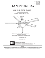 Hampton Bay AL420-BN AL420-MWH AL420-ORB (21 pages) Ceiling Fan Operating Manual