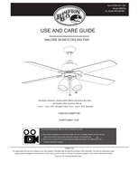 Hampton Bay 59254 54-MOND (28 pages) Ceiling Fan Operating Manual