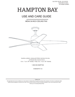 Hampton Bay HAMPTON BAY MENA 92318 (30 pages) Ceiling Fan Operating Manual