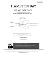 Hampton Bay 92402 92403 54-MENA (26 pages) Ceiling Fan Operating Manual