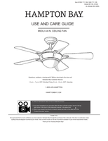 Hampton Bay 91100 91044 (20 pages) Ceiling Fan Operating Manual