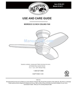 Hampton Bay 14411 (18 pages) Ceiling Fan Operating Manual