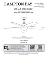 Hampton Bay 52-MORL-RV4-07182024 (21 pages) Ceiling Fan Operating Manual